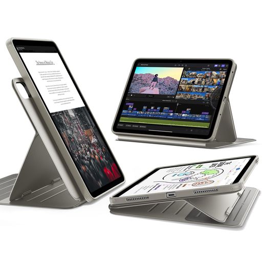 【対応機種】本製品はiPadAir13インチ(M4/M3/M2、2026/2025/2024)に対応した専用設計です。対応モデル番号:A3461、A3462、A3268、A3269、A2898、A2899。※ご注意:上記以外のiPadには対応しておりません。ご購入前に必ずiPad本体背面下部のモデル番号「AXXXX」をご確認ください。