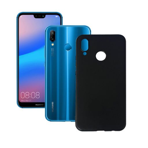 対応Huawei P20 Lite ケース【 ブラック TPU 】米軍MIL規格耐衝撃薄型 軽量 擦り傷...
