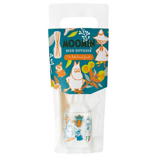 ムーミンインテリアになるリードディフューザーウッディなしらかばの森の香り(芳香ルームフレグランス..