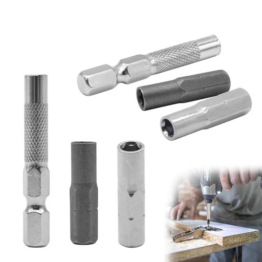 1.【 6.35mm右向き矢印4mm変換対応】6.35mm(1/4インチ)を4mmに変換できるビットアダプター6個入りセット、長さは3サイズ(45mm/25mm/25mm)。複数の作業環境で使えるため、予備としても便利。工具交換の手間を減らし、作業効率を大幅に向上させます。 2.【精密加工で安定した作業】高精度な設計によりビットと工具がしっかり噛み合い、空回りや緩みを防止。スムーズな操作性を実現し、DIYやプロの現場作業でも安定感のある仕上がりを提供します。 3.【耐久性に優れた素材】高品質な炭素鋼を採用し、摩耗や変形に強い設計。長期間の使用でも性能を維持でき、日常のメンテナンスからプロの作業まで安心してお使いいただけます。 4.【持ち運びやすいコンパクト設計】小型軽量で収納や持ち運びに便利。工具箱やポーチに入れてもかさばらず、家庭修理や出張作業、アウトドアでの使用にも最適です。 5.【幅広い用途に対応】電動ドライバー、手動ドライバー、レンチなど各種工具に適合。家庭修理、電子機器の組み立て、自動車メンテナンスなど、多様なシーンで活躍。プロから一般ユーザーまで幅広くおすすめ。
