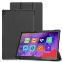 FORLENOVOTABB1010.1用の三つ折ケース手帳型スマートケースマグネット内蔵オートスリープ機能FORLENOVOTABB1010.1用のPUレザーカバースタンド機能付き衝撃吸収軽量薄型全面保護