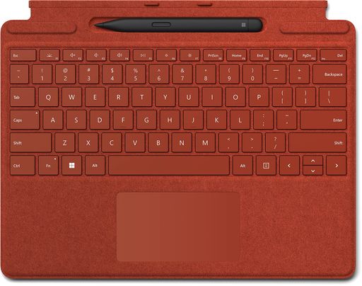 Surface Pro スリム ペン2付き Signature キーボード ポピー レッド
