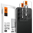 SPIGENEZFITOPTIKPROGALAXYS23/GALAXYS23PLUS用カメラフィルム貼り付けキット付きギャラクシーS23/S23PLUS対応レンズ保護フィルムブラック2セット