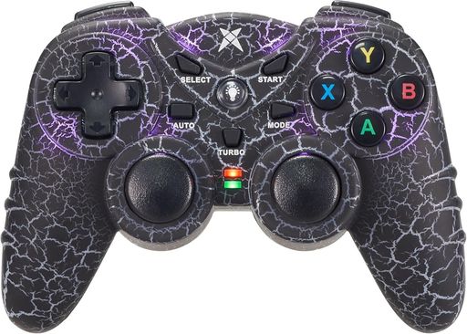 NBCPワイヤレス2.4gゲームコントローラーサポートPC(Windows7/8/10)ジョイスティックハンドル(ワイヤレ..