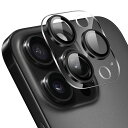 ROSOKIIPHONE16PRO/IPHONE16PROMAX対応カメラフィルムカメラカバーレンズ保護強化ガラスカメラ対応アイフォン16プロ/アイフォン16プロマックスレンズフィルム指紋防止硬度9H耐衝撃キズ防止