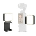 ULANZIPOCKET3用LEDビデオライト磁気マグネット撮影用ライトミニライト5800K色温度TYPE-C充電式500MAH防水アクションカメラアクセサリー3段階明るさ調整CRI95+軽量カメラビデオライト