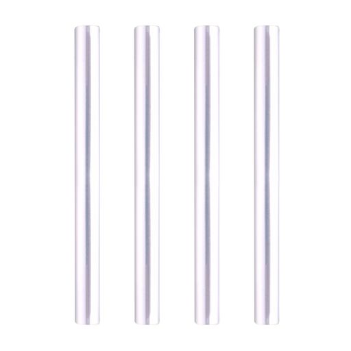 TRIWONDERアルミ合金テントポールス応急修理管端栓テントポールリペアアウトドアキャンプ(シルバー-4本..