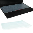 KWMOBILE2Xプロテクター12”-14”LAPTOPPC対応キーボードカバー-シリコンホコリ汚れ防止透明/青色