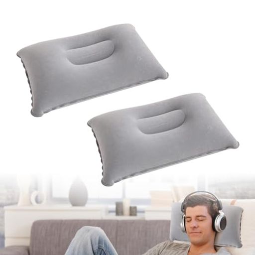 【製品サイズ】膨張後の空気枕のサイズは約34 * 22センチメートルであり、パッケージには2グレーの空気枕が含まれています。エアー枕の完璧なカーブ構造が首を包み込み、頭と首を快適にサポートします。 【ソフトで快適】高品質のPVCフロッキング素材を使用しており、柔らかく快適で、耐久性があり、長期間使用することができます。ソフトな感触で頭と首を優しく包み込む。 【簡単な操作】膨らませるときはバルブを開くだけの簡単操作。枕の中の空気を抜くのもとても簡単で、バルブを開けて中のボタンを押すと簡単に空気が抜けます。空気の量を調節することで、枕の高さを変えることができる。 【コンパクトでポータブル 】空気を抜いた後は、コンパクトに折りたたんで持ち運べるので、旅行にも最適。お手入れは簡単で、普段は湿らせたペーパータオルで拭くだけ。 【適用範囲】外出、キャンプ、ハイキング、車、飛行機、その他の交通手段、オフィス、自宅、その他の場面での休憩に適している。枕としてだけでなく、枕やクッションなど様々な使い方ができる。