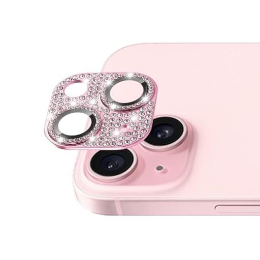 MELEJIAIPHONE15用/IPHONE15PLUS用カメラフィルムレンズ保護カバー【1枚】ピンク【アルミニウム合金+強化ガラス製】ラインストーンレンズキラキラ保護フィルム可愛いIPHONE15 MELEJIAIPHONE15用/IPHONE15PLUS用カメラフィルムレンズ保護カバー【1枚】ピンク【アルミニウム合金+強化ガラス製】ラインストーンレンズキラキラ保護フィルム可愛いIPHONE15