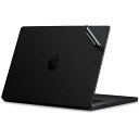IMMOENUCラップトップカバーステッカー適用2023年モデルMacbookPro16M3M2M1Pro/MaxA2991A2780A2485チップ搭載16インチノートパソコン保護シールド黒(1枚)