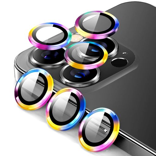 【6枚】BELIYOIPHONE15/IPHONE15PLUSカメラ保護ガイド枠付き日本9H硬度旭硝子素材カメラレンズを完全に保護します傷や汚れからレンズを守る高透過率防塵衝撃吸収落下防止防水(レインボー) 【6枚】BELIYOIPHONE15/IPHONE15PLUSカメラ保護ガイド枠付き日本9H硬度旭硝子素材カメラレンズを完全に保護します傷や汚れからレンズを守る高透過率防塵衝撃吸収落下防止防水(レインボー)