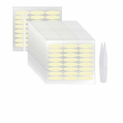 【内容】テープ1152枚、樹脂補助具2本。【梱包】OPPバッグ。 【細め】まぶたの肉が少ない方【太め】まぶたが厚めの方にオススメ。 【素材】極薄テープ、メッシュは通気性、タイトで均一です。大切な肌にとても優しい、防水にも優れており、安心安全...