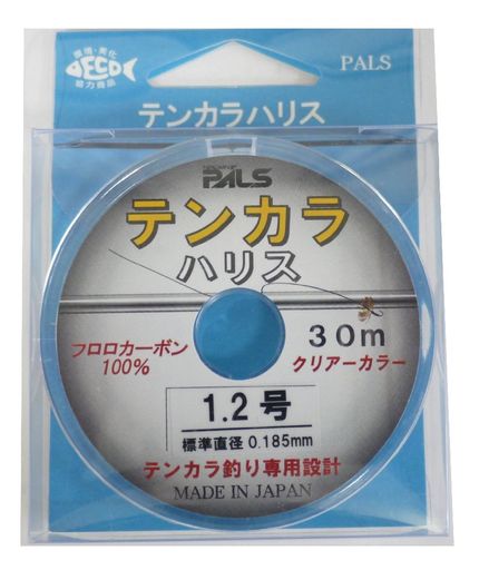 宇崎日新 ハリス テンカラハリス フロロカーボン 30m 1.2号 クリアー