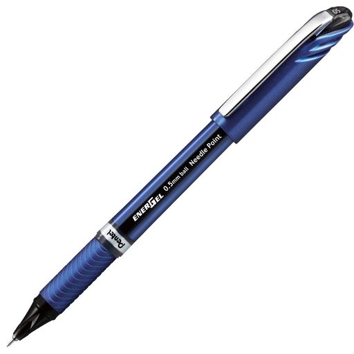 パック入りサイズ/重さ:45x15x200mm/12g 線種:極細字 線幅(mm):0.5 インク色:黒 濃くてはっきりとした文字がなめらかに書けるエナージェルインキを搭載。