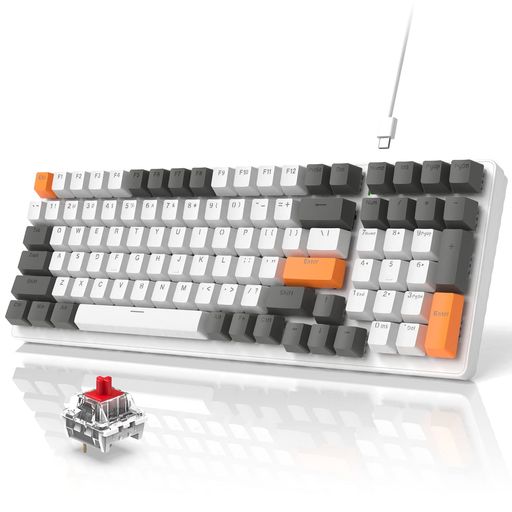 ZIYOULANGK3メカニカルキーボードゲーミングキーボード98キーコンパクト独立キースイッチTKL金属製バネオンボードメモリリニアライトスイッチRAINBOW変色LEDバックライトTYPE-C有線接続ガトレ… ZIYOULANGK3メカニカルキーボードゲーミングキーボード98キーコンパクト独立キースイッチTKL金属製バネオンボードメモリリニアライトスイッチRAINBOW変色LEDバックライトTYPE-C有線接続ガトレ…