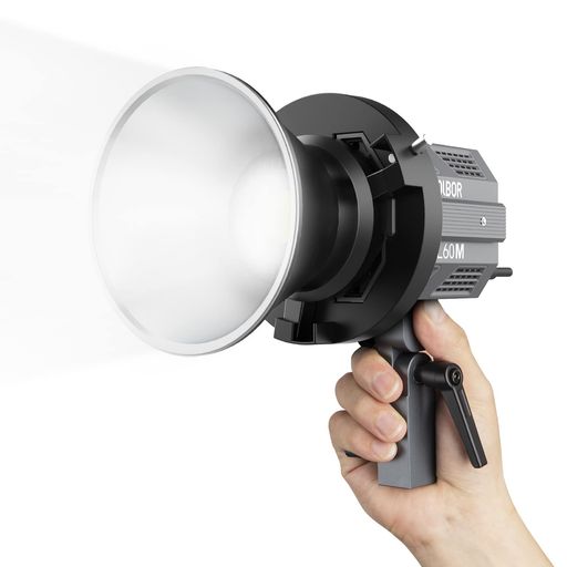 COLBOR撮影用ライトCL60M65W5600KデイライトCRI97+連続出力照明7つの照明効果Bowensマウント付きアプリコントロールライブストリーミングインタビュー屋内および屋外撮影用