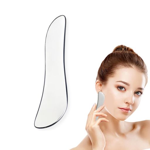 nalainaかっさプレートステンレス製筋膜リリースツール筋膜の動員ツール顔痩せフェイシャルマッサージ頭皮ケア美容首、肩、腕、腰、脚、男女通用