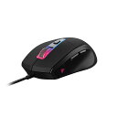 GAMDIASZEUSM5ゲーミングマウス:6400DPI、高精度センサー、軽量エルゴノミックデザイン、RGBライティング、8個のプログラム可能ボタン、調整可能なDPI、FPS、MOBA、RTS、PCゲーム対応の耐久設計