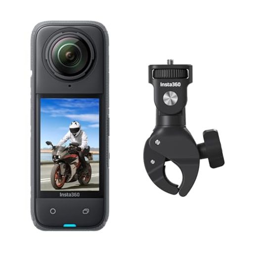 Insta360 X4-8K防水360度カメラ、ウェアラブルカメラ、4K広角ビデオカメラ、見えな...