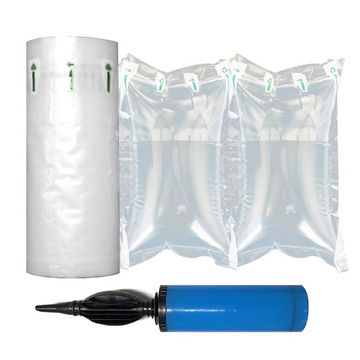 Ufriandzエアー緩衝材梱包材引っ越しエアパッキンポンプハンドポンプ付き20cmx12cm衝撃吸収材自由にカ..