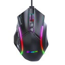 ゲーミングマウスUSBゲームマウス有線12ボタン13LEDライトモード1200~12800DPI握りの極みX15125~1000HZプログラム可能デスクトップコンピューターノートパソコン用
