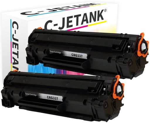 C-JETANKトナーカートリッジCRG-337キヤノン用互換トナーQRWEB説明書付きMint製CRG337-2本セット