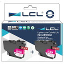 LCLBrother用ブラザー用LC414LC414M(2パックマゼンタ)互換インクカートリッジ対応機種:BrotherDCP-J1200NDCP-J1203N(2)