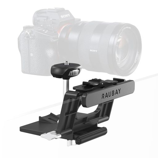 【CM02】RAUBAYモニターカメラマウントスタンド、1/4インチネジ付き吊り下げ式ウェブカメラクランプ、..