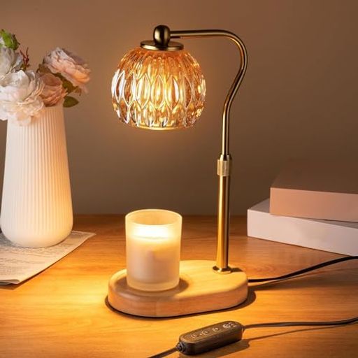 キャンドルウォーマー無段階調光タイマー機能予備電球間接照明オリジナルパッケージ/プレゼントアロマ..