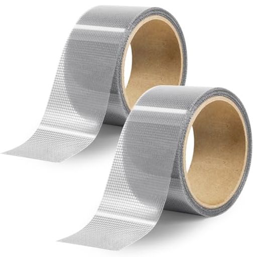 Yeantdac網戸補修テープ強力グレー網戸補修枠まわり幅5cmx全長5m(2セット)網戸補修シートロング強い粘..