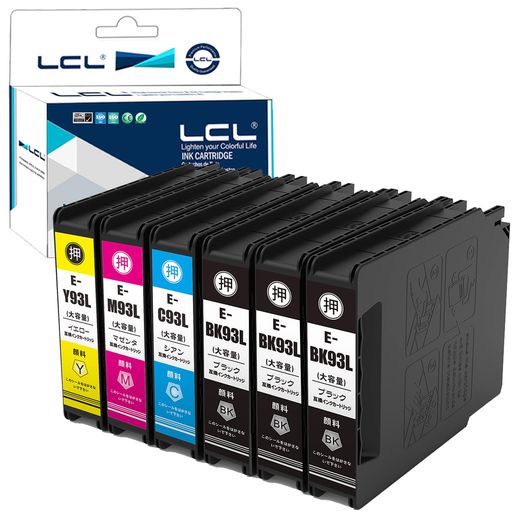 Display Covers - LCLエプソン用IC4CL93LICBK93LICC93LICM93LICY93L顔料(6パック3BK/C/M/Y)互換インクカートリッジ対応機種:PX-M7050F7050FP7050FT705C6705C7705C8