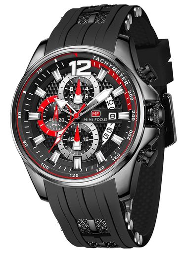 A, E, H, I, O, V, W - 腕時計メンズ、watchformen、クオーツスップウォッチ機能付き日付シリコンベルト3ATM防水頑丈おしゃれシンプル格付けカジュアル勉強仕事アナログ人気ランキングブランドプレゼント0350(ブ…