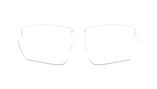 【交換用レンズ】サングラスのフレームは付属しません。 STRATOFLY ストラトフライ 替え レンズ クリア レンズ幅: 68mm 高さ: 42mm 8カーブレンズ