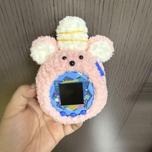たまごっちパラダイスTamagotchiParadise可愛らしく、擦り傷防止、全面保護、簡単取り付け、柔らかな素材、軽量で携帯しやすく、手触りが良く、防塵、防汚、洗濯可能(ピンクのネズミのニ…