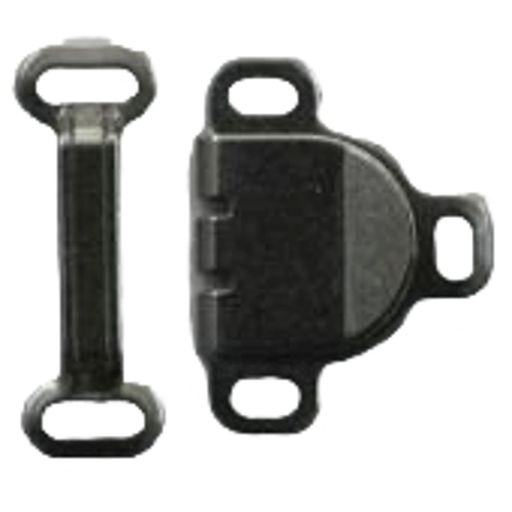 日本紐釦貿易カギホック巾16x13mm5組入検針器対応黒FK508-01
