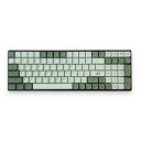 124キーXDAプロファイルPBT抹茶キーキャップは61/64/87/104/108ANSIISOレイアウトに適します(日本語配列)