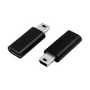 DUTTEKUSBCTOミニUSBアダプター2個パックUSBC(メス)MINIUSB(オス)アダプターUSBMINIBオスTOUSBC変換充電アダプター2個適格請求書行可(2)