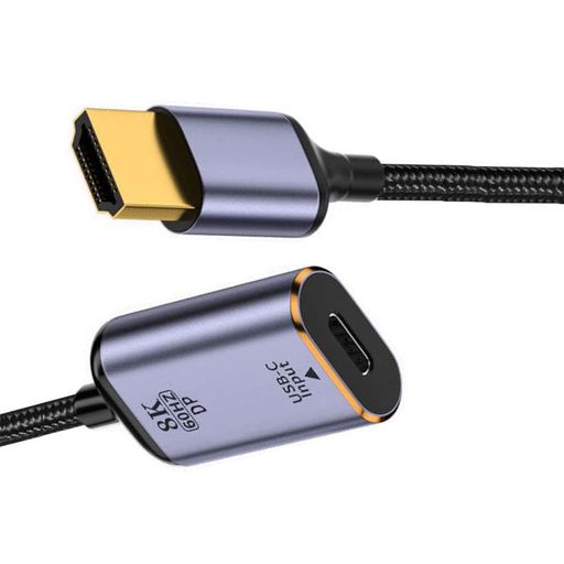 CablecUSB-C型マザー電源からHDMIレシーバHDTVケーブル8K@60hz4K@120hzタブレット型ノートブックPC向け