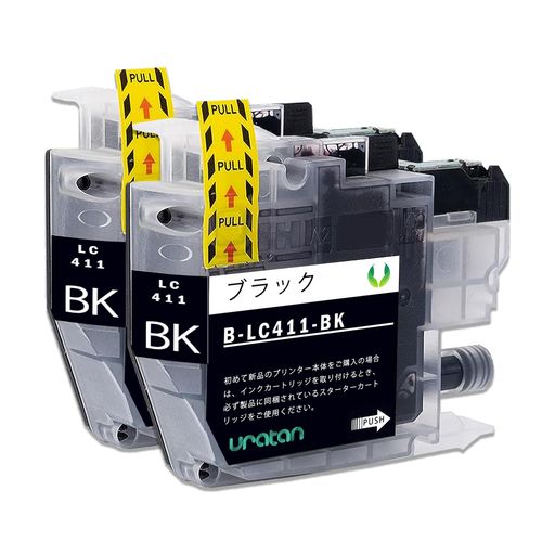 LC411BKブラック2本BROTHER用互換インク互換品互換インクカートリッジ純正品併用LC411-4PK個包装大容量残量表示DCP-J928N-W/BJ528NMFC-J905NDCP-J915N LC411BKブラック2本BROTHER用互換インク互換品互換インクカートリッジ純正品併用LC411-4PK個包装大容量残量表示DCP-J928N-W/BJ528NMFC-J905NDCP-J915N