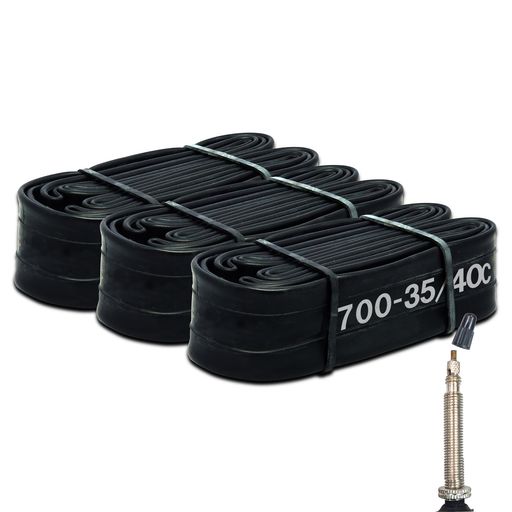 シンコー(Shinko)自転車チューブ3本セット700Cインチ700-35/40C仏式48mm前後プラス予備チューブ付き自転車パンク修理ロードバイククロスバイクMTB64752