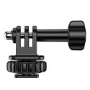 VRIGホットシューマウントホットシューアダプターアクションカメラマウントコールドシューベース1/4穴付き三脚マウントHERO12/11/10/9/8/7/6/5、ビデオカメラ/一眼レフカメラ/DSLR対応