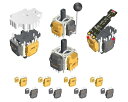 ELECGEARホールジョイスティックコントローラー用+はんだ除去加熱プレートキット、4Xホール効果コントロールスティック+8X追加センサー+VCCテスター+交換用修理改造ツール