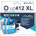 LCLBROTHER用ブラザー用LC412LC412XLLC412XLC顔料(2パックシアン)互換インクカートリッジ対応機種:BROTHERMFC-J7300C...