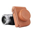 KINOKOOライカD-LUX7専用カメラケースD-LUXTYP109専用ケースPUレザーショルダーストラップ付き全面保護型(ブラウン)