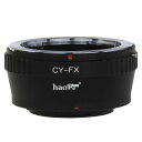 HAOGEレンズマウントアダプターコンタックスヤシカC/YCYマウントレンズ-富士フイルムXマウントカメラ用X-A1X-A2X-A3X-A10X-E1X-E2X-E2SX-M1X-PRO1X-PRO2X-T1