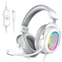 FIFINEゲーミングヘッドセット7.1CHサラウンドサウンド対応ゲーミングヘッドフォンRGB付きオーディオコントロール可能PC/PS4/PS5対応三つのEQ設定搭載(ビデオ・ゲーミング・音楽モード)着脱…