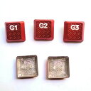 バックライト付きキーキャップG1G2G3G4G5キー交換用LOGITECHG813/G815/G913/G915TKLRGBメカニカルゲーミングキーボード用(2)