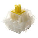 GATERONMILKYYELLOWPRORGBスイッチシャフトセットMXメカニカルキーボード用(35個入りボックス)