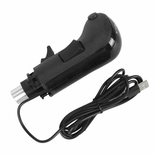 USBシフトノブ、高速切り替え、リアルなレーシング体験、18ギア用の2つのスイッチ、カスタム設定ボタン..